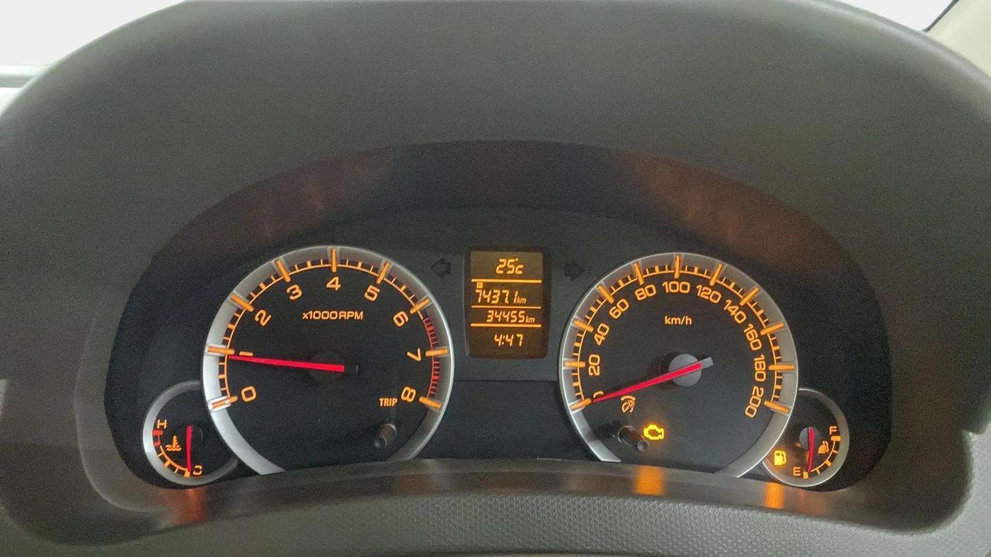 2013 Maruti Ertiga ZXI, Petrol, Manual, 34,455 km, Odometer Image