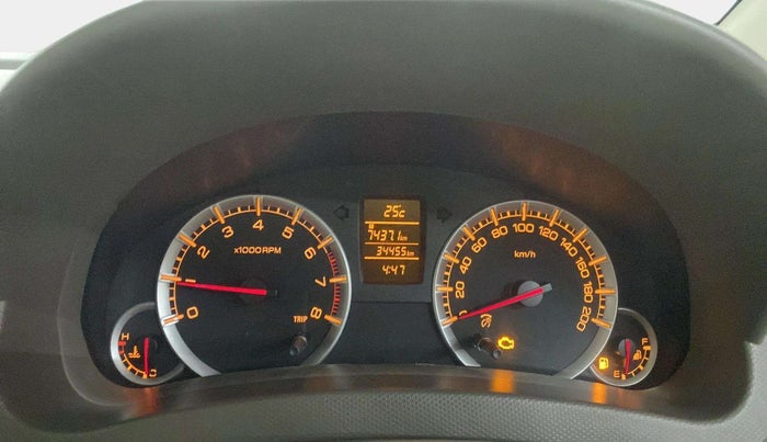 2013 Maruti Ertiga ZXI, Petrol, Manual, 34,455 km, Odometer Image