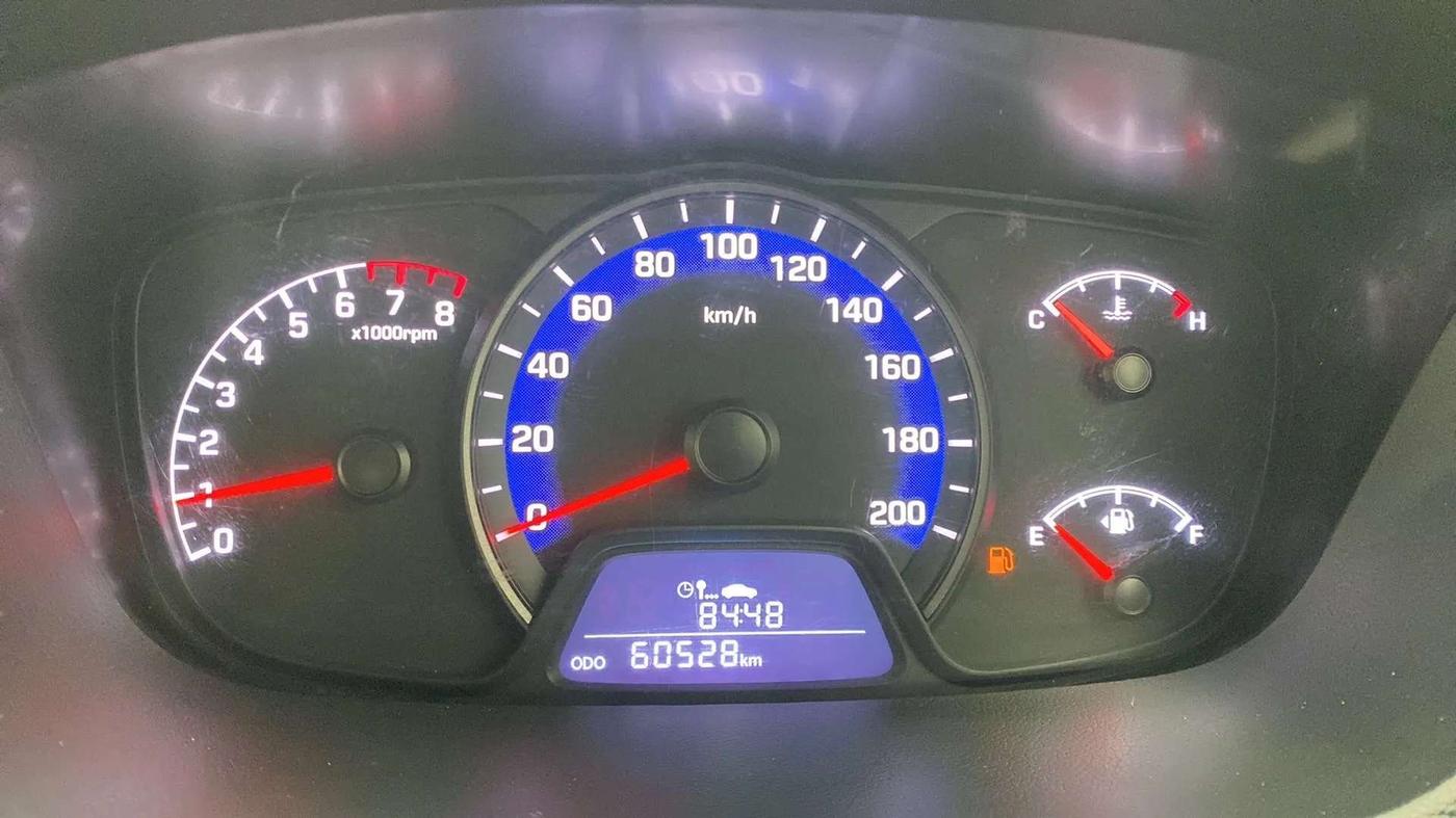 2019 Hyundai Xcent SX 1.2, Petrol, Manual, 60,731 km, Odometer Image
