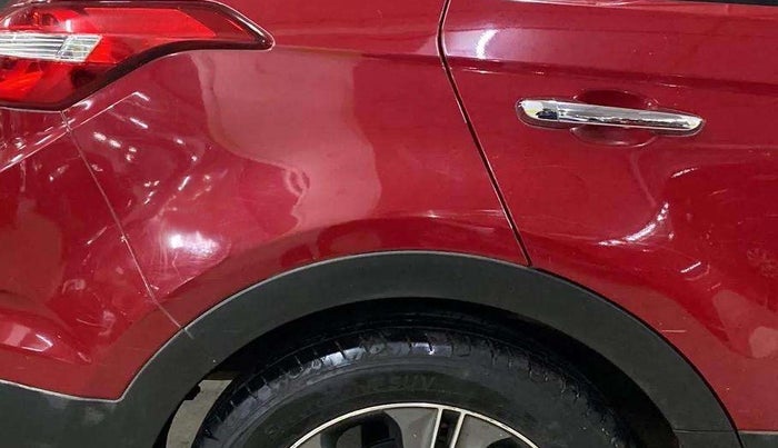 2017 Hyundai Creta SX PLUS AT 1.6 PETROL, Petrol, Automatic, 35,279 km, Right quarter panel - Minor scratches