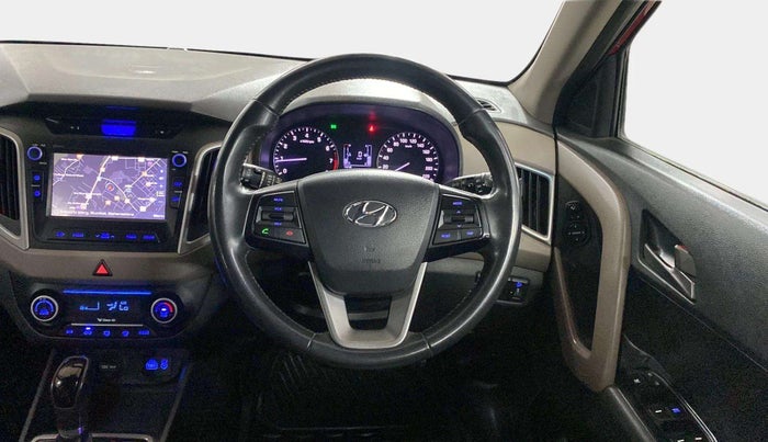 2017 Hyundai Creta SX PLUS AT 1.6 PETROL, Petrol, Automatic, 35,279 km, Steering Wheel Close Up