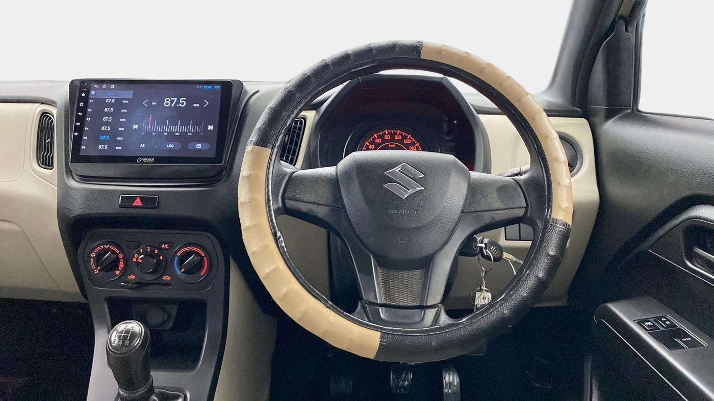 2020 Maruti New Wagon-R LXI 1.0, Petrol, Manual, 29,173 km, Steering Wheel Close Up
