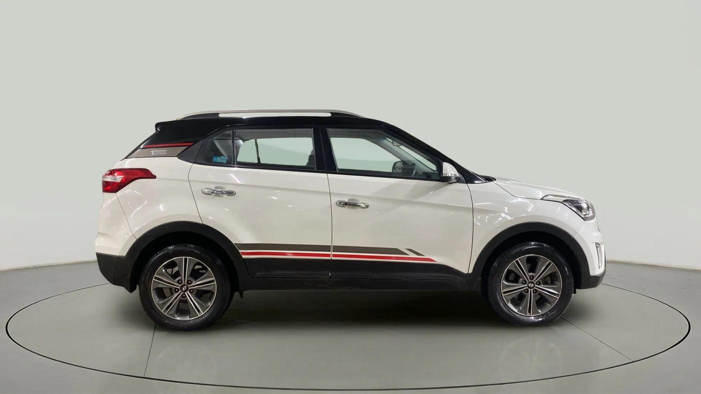 2016 Hyundai Creta SX PLUS  ANNIVERSARY EDITION 1.6 PETROL, Petrol, Manual, 40,138 km, Right Side View