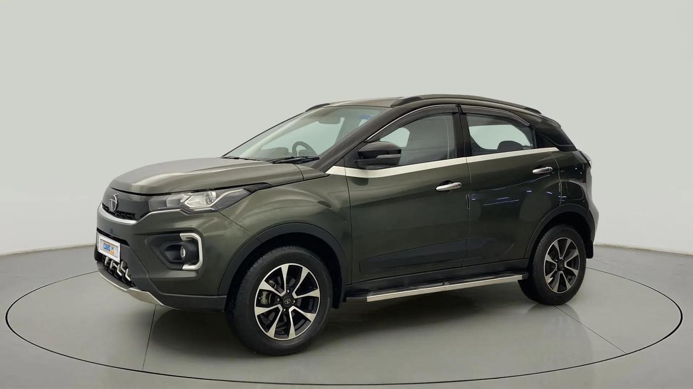 2020 Tata NEXON XZ PLUS PETROL SUNROOF, Petrol, Manual, 25,416 km, Left Front Diagonal
