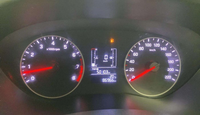 2019 Hyundai Elite i20 SPORTZ PLUS 1.2, Petrol, Manual, 86,940 km, Odometer Image