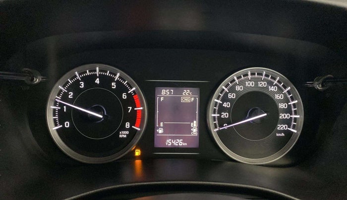 2023 Maruti Baleno DELTA CNG 1.2L, CNG, Manual, 15,425 km, Odometer Image