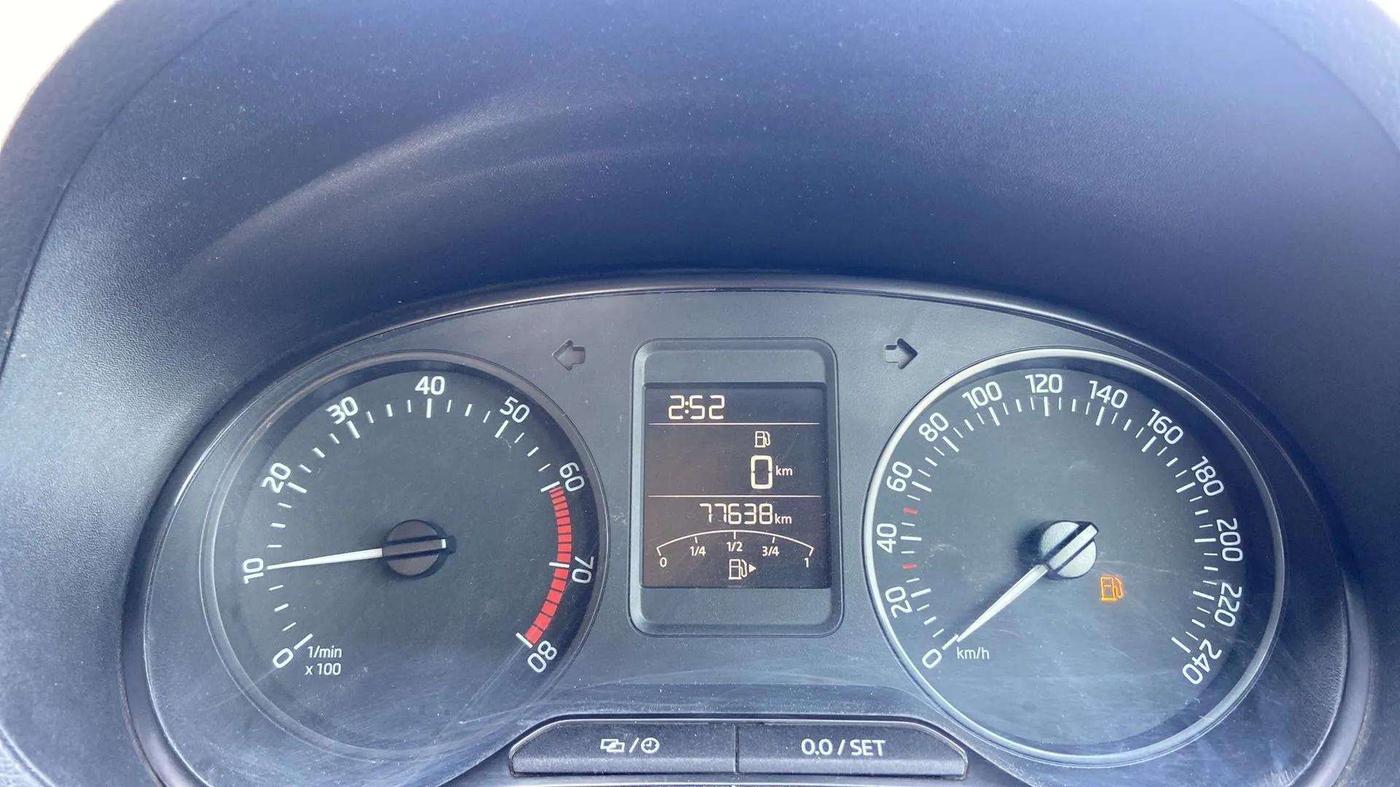 2021 Skoda Rapid STYLE TSI, Petrol, Manual, 77,969 km, Odometer Image