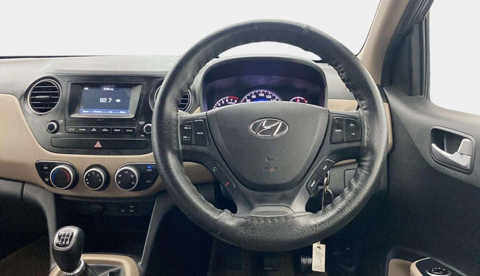 2017 Hyundai Grand i10 SPORTZ 1.2 KAPPA VTVT, Petrol, Manual, 33,640 km, Steering Wheel Close Up