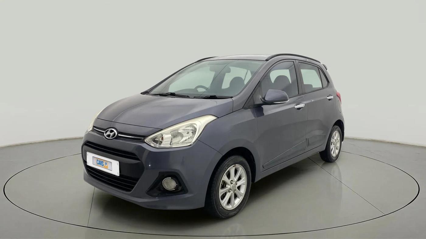 2016 Hyundai Grand i10 ASTA AT 1.2 KAPPA VTVT, Petrol, Automatic, 23,814 km, Left Front Diagonal