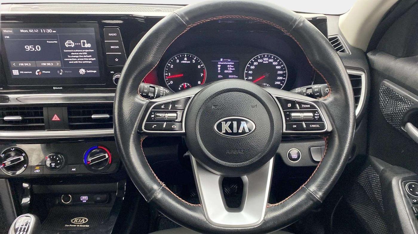 2020 KIA SELTOS HTK PLUS 1.5, Petrol, Manual, 55,552 km, Steering Wheel Close Up