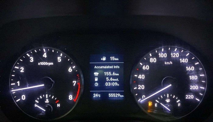 2019 Hyundai Verna 1.6 VTVT SX, Petrol, Manual, 55,503 km, Odometer Image