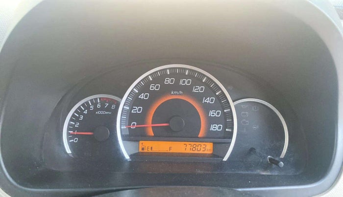 2014 Maruti Wagon R 1.0 VXI, Petrol, Manual, 77,800 km, Odometer Image