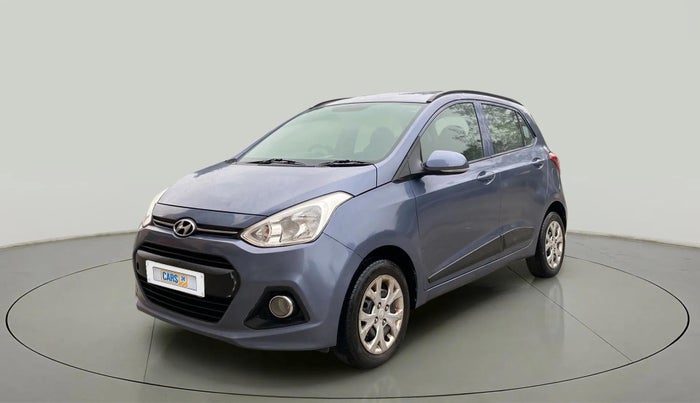 2015 Hyundai Grand i10 SPORTZ 1.2 KAPPA VTVT, Petrol, Manual, 78,212 km, Left Front Diagonal