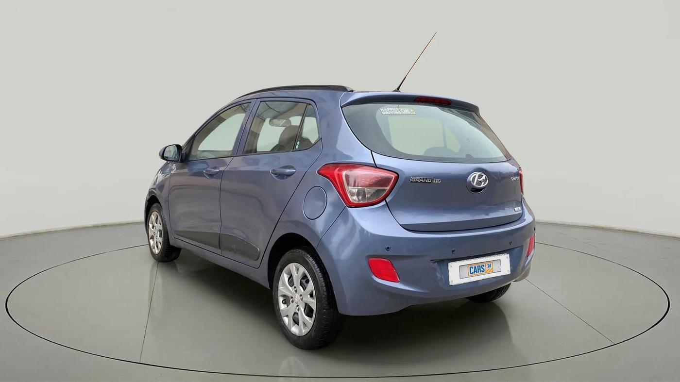2015 Hyundai Grand i10 SPORTZ 1.2 KAPPA VTVT, Petrol, Manual, 78,109 km, Left Back Diagonal