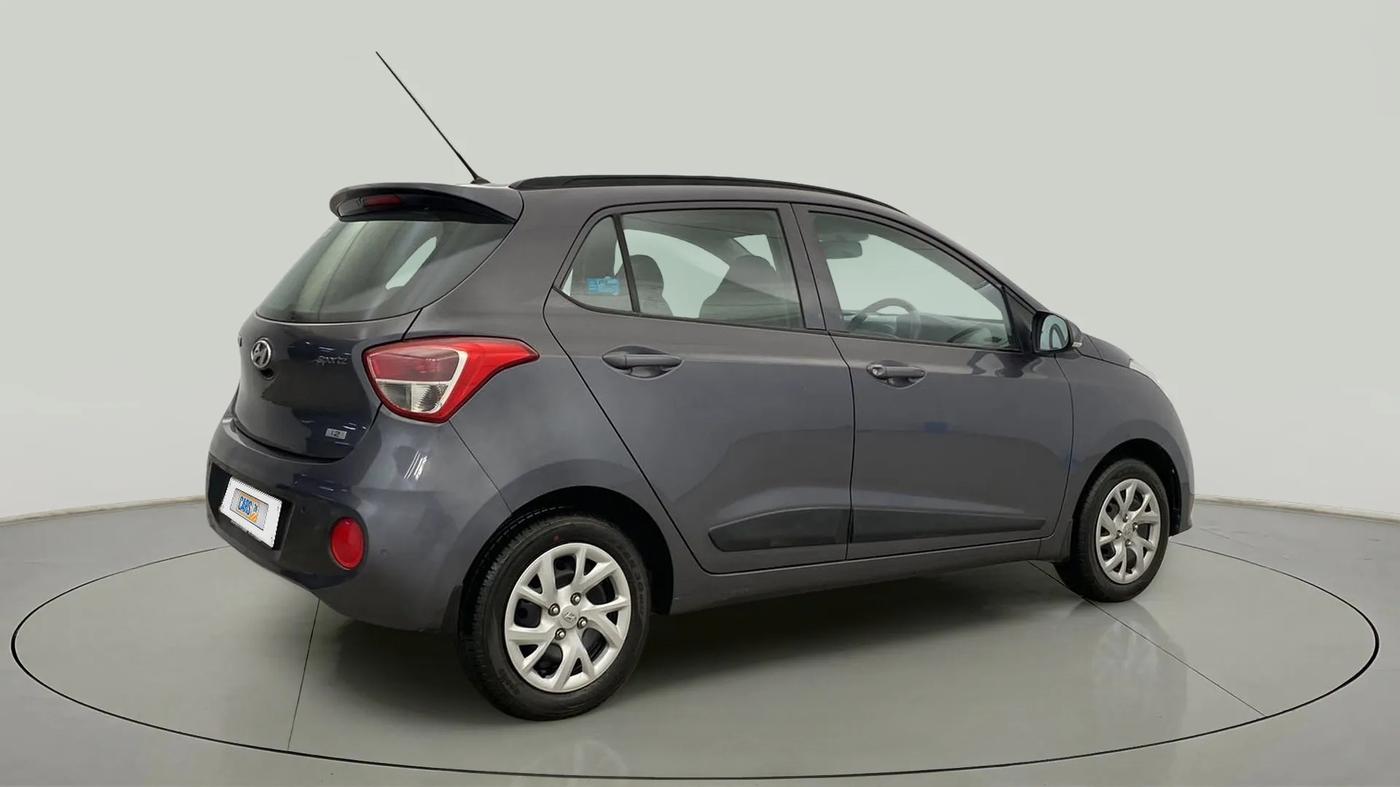2019 Hyundai Grand i10 SPORTZ 1.2 KAPPA VTVT, Petrol, Manual, 29,630 km, Right Back Diagonal
