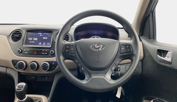 2019 Hyundai Grand i10 SPORTZ 1.2 KAPPA VTVT, Petrol, Manual, 29,630 km, Steering Wheel Close Up