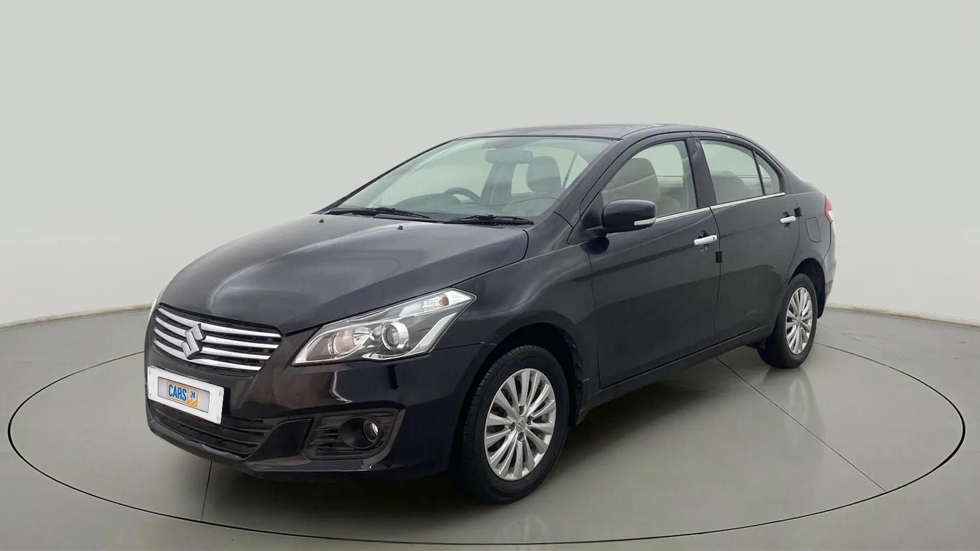 2017 Maruti Ciaz ZETA 1.4  AT PETROL, Petrol, Automatic, 32,205 km, Left Front Diagonal