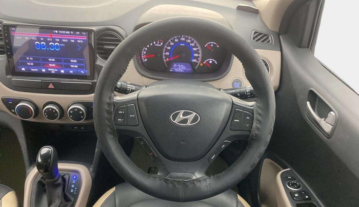 2014 Hyundai Grand i10 ASTA AT 1.2 KAPPA VTVT, Petrol, Automatic, 73,530 km, Steering Wheel Close Up