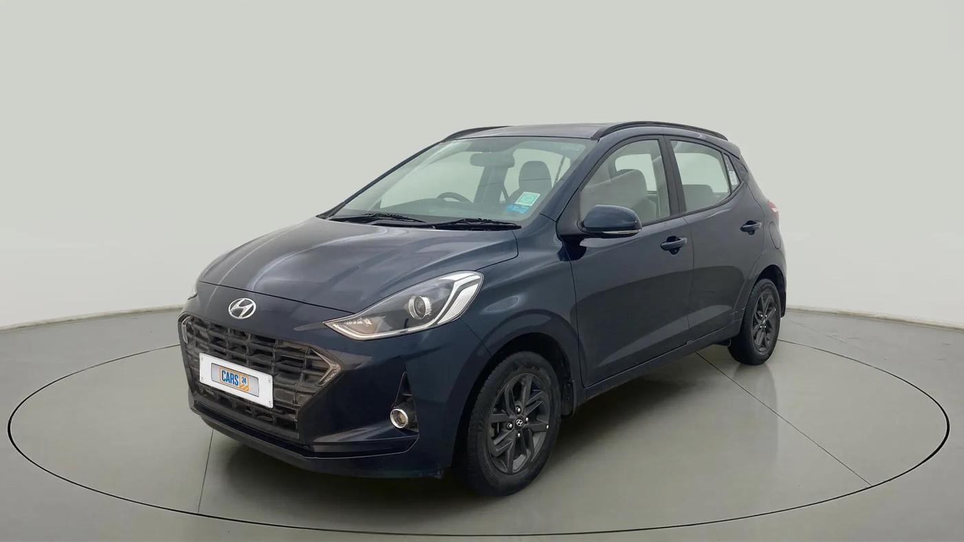 2019 Hyundai GRAND I10 NIOS SPORTZ AMT 1.2 KAPPA VTVT, Petrol, Automatic, 37,693 km, Left Front Diagonal