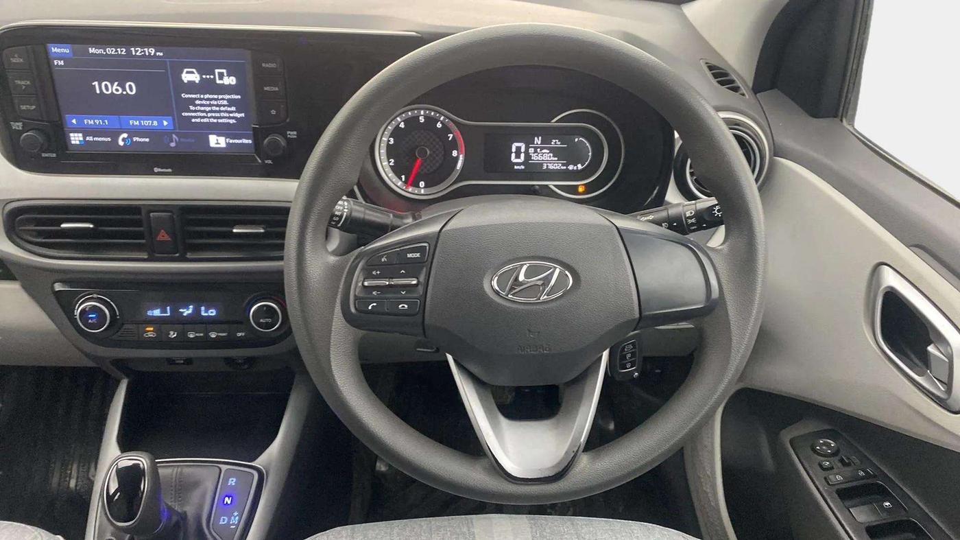 2019 Hyundai GRAND I10 NIOS SPORTZ AMT 1.2 KAPPA VTVT, Petrol, Automatic, 37,693 km, Steering Wheel Close Up
