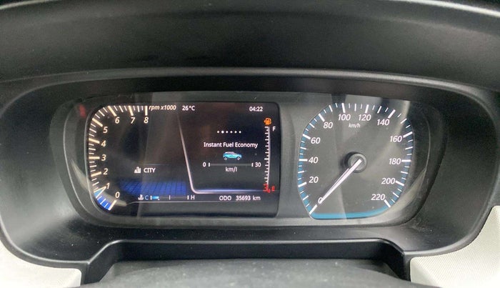 2022 Tata PUNCH CREATIVE  MT, Petrol, Manual, 35,703 km, Odometer Image