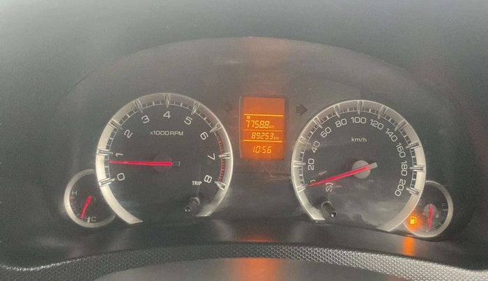 2016 Maruti Swift VXI, Petrol, Manual, 89,396 km, Odometer Image