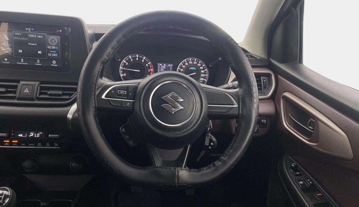 2023 Maruti FRONX DELTA PLUS 1.0 TURBO MT, Petrol, Manual, 4,211 km, Steering Wheel Close Up