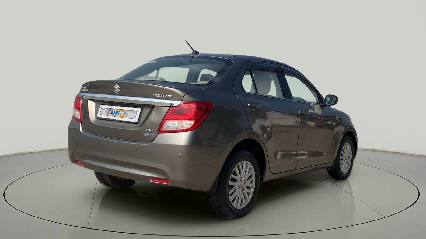 2018 Maruti Dzire ZXI AMT, Petrol, Automatic, 68,010 km, Right Back Diagonal
