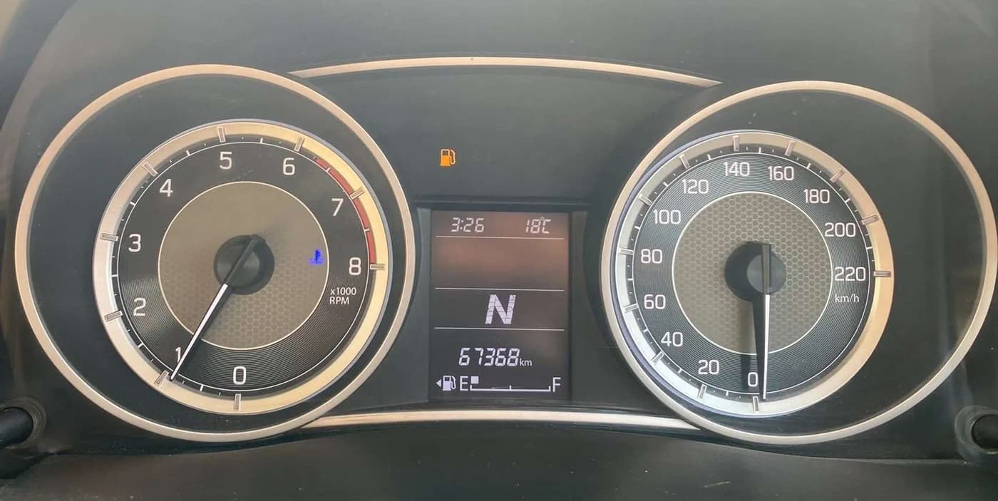 2018 Maruti Dzire ZXI AMT, Petrol, Automatic, 68,010 km, Odometer Image