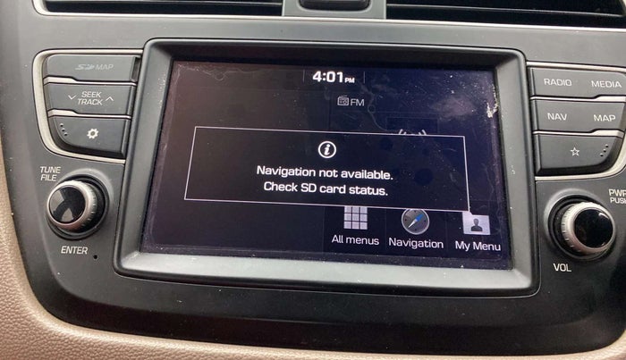 2019 Hyundai Elite i20 ASTA 1.2 (O), Petrol, Manual, 54,937 km, Infotainment system - GPS Card not working/missing