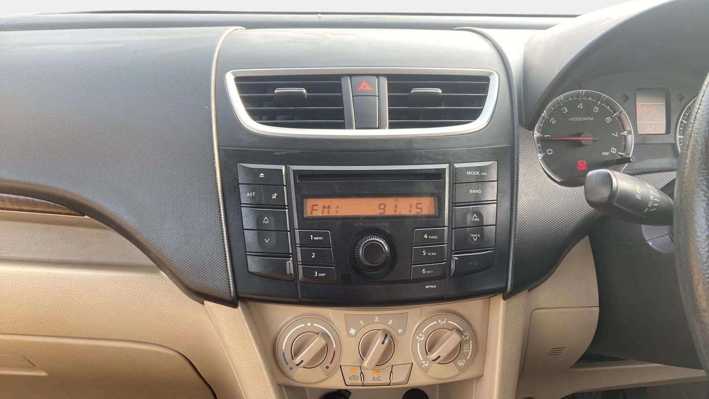 2013 Maruti Swift Dzire VXI, Petrol, Manual, 33,082 km, Air Conditioner