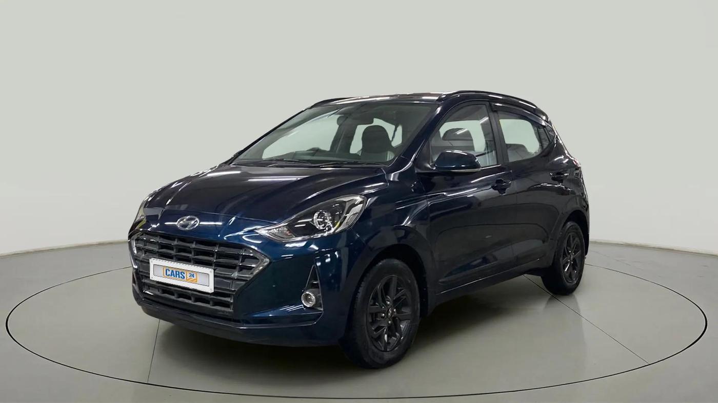 2021 Hyundai GRAND I10 NIOS SPORTZ AMT 1.2 KAPPA VTVT, Petrol, Automatic, 12,891 km, Left Front Diagonal
