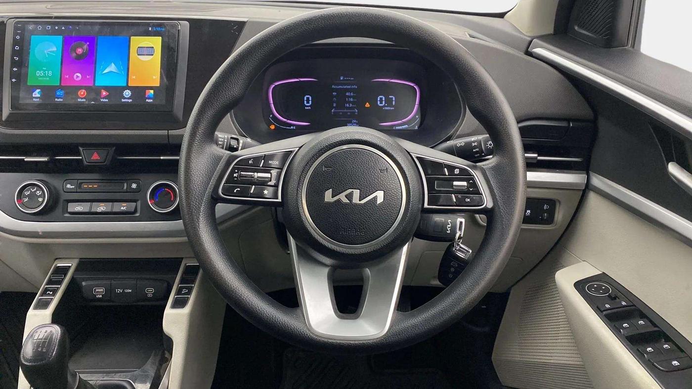 2022 KIA CARENS PRESTIGE 1.4 PETROL 7 STR, Petrol, Manual, 38,640 km, Steering Wheel Close Up