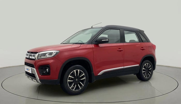 2020 Maruti Vitara Brezza ZXI PLUS AT DUAL TONE SHVS, Petrol, Automatic, 52,728 km, Left Front Diagonal