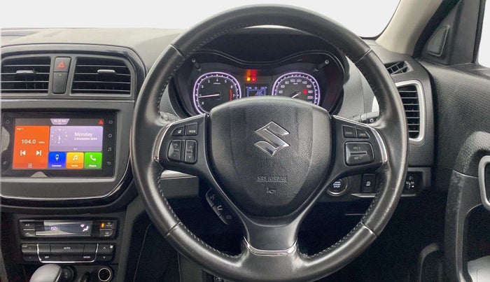 2020 Maruti Vitara Brezza ZXI PLUS AT DUAL TONE SHVS, Petrol, Automatic, 52,728 km, Steering Wheel Close Up