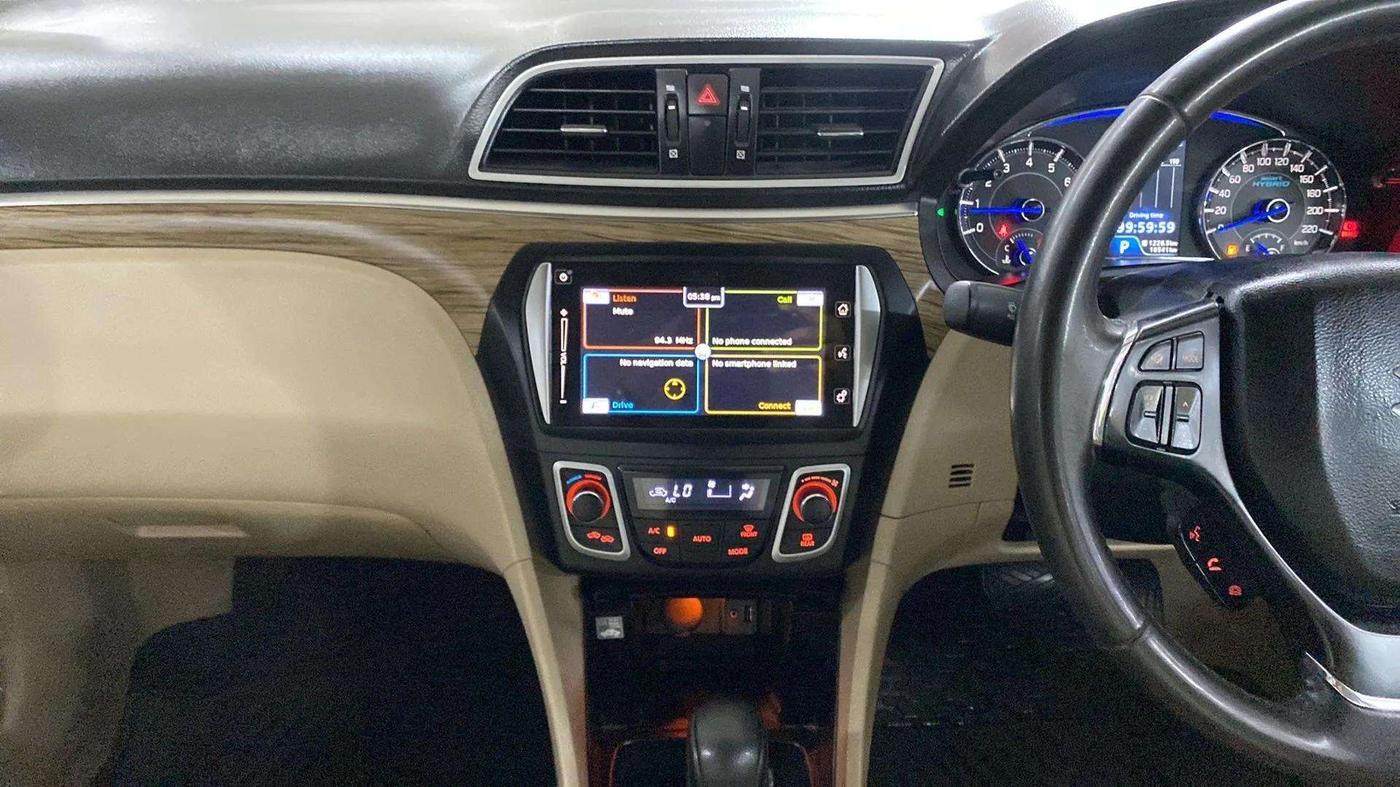 2019 Maruti Ciaz ALPHA  AT 1.5 SHVS PETROL, Petrol, Automatic, 18,619 km, Air Conditioner