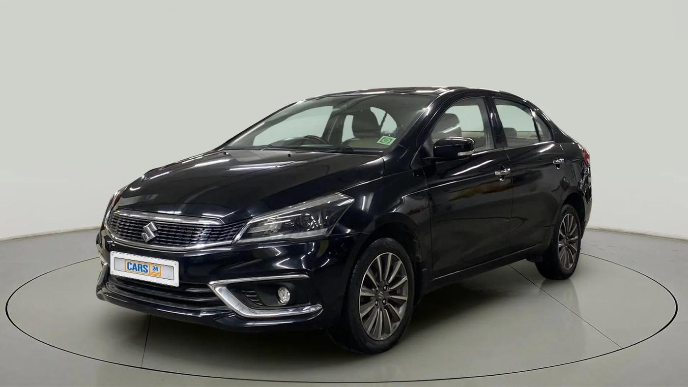 2019 Maruti Ciaz ALPHA  AT 1.5 SHVS PETROL, Petrol, Automatic, 18,619 km, Left Front Diagonal