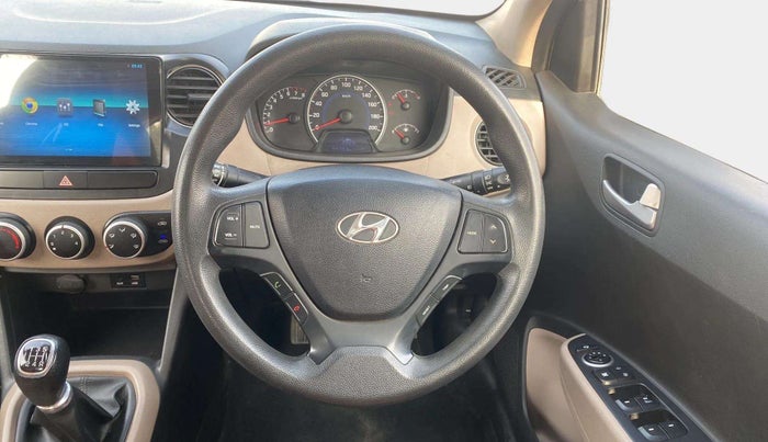2015 Hyundai Grand i10 SPORTZ 1.2 KAPPA VTVT, Petrol, Manual, 44,808 km, Steering Wheel Close Up
