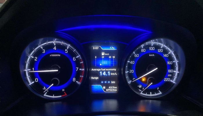 2019 Maruti Baleno ALPHA PETROL 1.2, Petrol, Manual, 67,544 km, Odometer Image