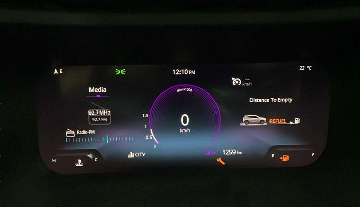 2023 Tata NEXON FEARLESS PURPLE + SUNROOF DUAL TONE 1.5 DIESEL, Diesel, Manual, 1,266 km, Odometer Image