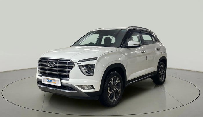 2023 Hyundai Creta SX (O) IVT 1.5 PETROL, Petrol, Automatic, 9,008 km, Left Front Diagonal