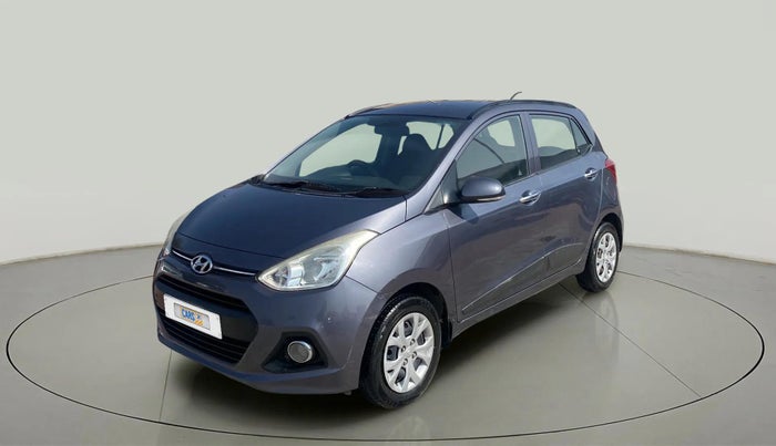 2014 Hyundai Grand i10 SPORTZ 1.2 KAPPA VTVT, Petrol, Manual, 60,900 km, Left Front Diagonal