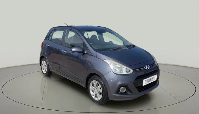 2014 Hyundai Grand i10 SPORTZ 1.2 KAPPA VTVT, Petrol, Manual, 60,900 km, Right Front Diagonal