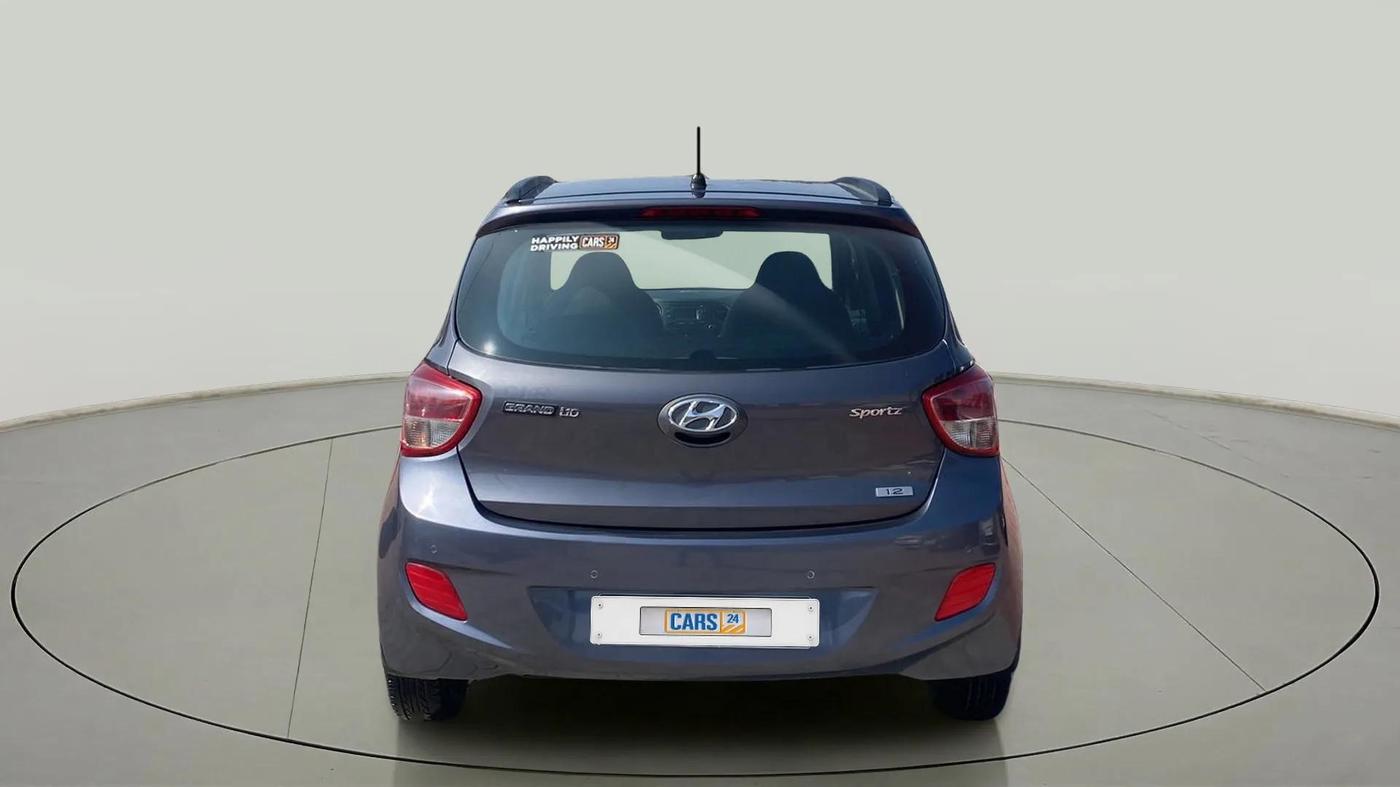 2014 Hyundai Grand i10 SPORTZ 1.2 KAPPA VTVT, Petrol, Manual, 60,900 km, Back/Rear
