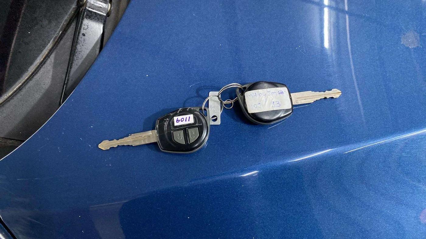 2018 Maruti Baleno DELTA CVT PETROL 1.2, Petrol, Automatic, 55,339 km, Key Close Up