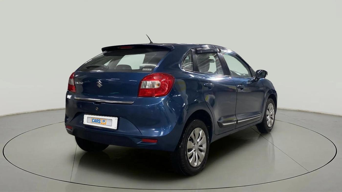 2018 Maruti Baleno DELTA CVT PETROL 1.2, Petrol, Automatic, 55,339 km, Right Back Diagonal