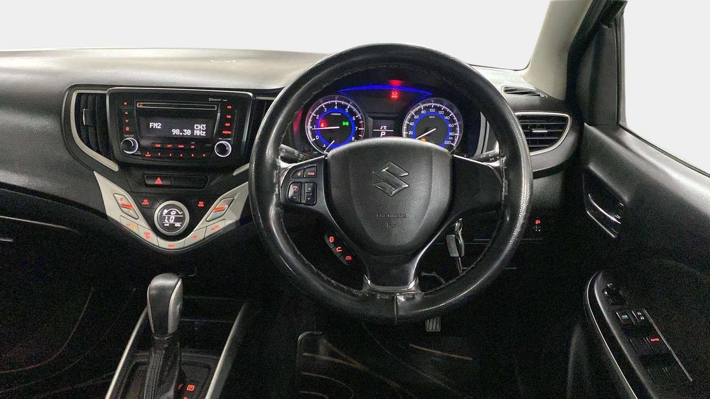 2018 Maruti Baleno DELTA CVT PETROL 1.2, Petrol, Automatic, 55,339 km, Steering Wheel Close Up