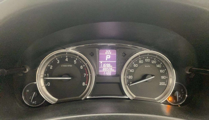 2015 Maruti Ciaz ZXI AT, Petrol, Automatic, 88,243 km, Odometer Image