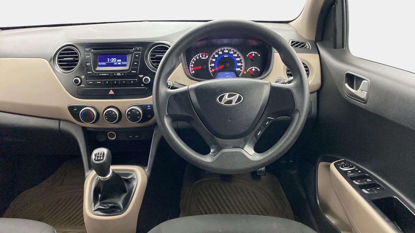 2015 Hyundai Grand i10 SPORTZ 1.2 KAPPA VTVT, Petrol, Manual, 11,238 km, Steering Wheel Close Up