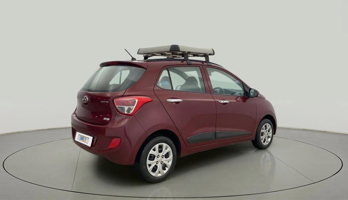 2015 Hyundai Grand i10 SPORTZ 1.2 KAPPA VTVT, Petrol, Manual, 11,238 km, Right Back Diagonal